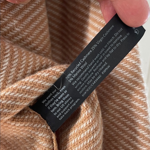 Eileen Fisher cashmere Tan Cowl Neck Sweater - Picture 8 of 8